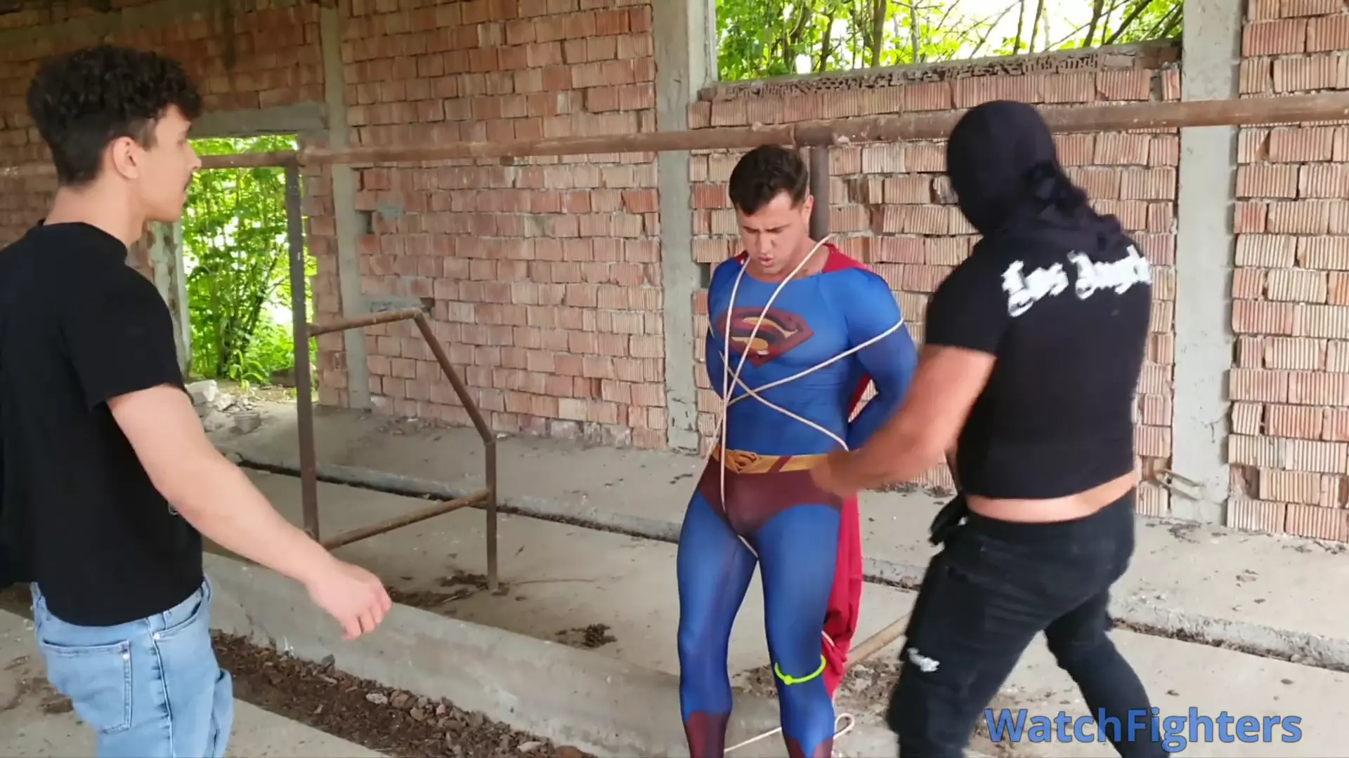 Superman Striped , Humilated , Ballbusting , tortured ... - WatchFighters
